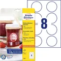 Produktbild: AVERY Zweckform Marmeladenetiketten Art. 5081 (80 Aufkleber ablösbar, Ø 65mm auf
