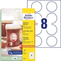 Produktbild: 80er Multipack Avery-Zweckform 5081 Universal-Etiketten Ø 65 mm Papier Weiß 80