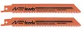 Produktbild: kwb Säbelsägeblätter universell einsetzbar, flexibler HCS Stahl, Zähne gefräst und geschränkt, spezielle Zahnung, für Gipskarton, 1/2'' Universal-Schaft, 2 Stück