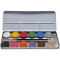 Produktbild: Eulenspiegel Schminkpalette aus Metall Glitzer Farben Kinderschminke Kosmetik