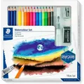Produktbild: STAEDTLER 146 10C, Schwarz, Blau, Bordeaux, Braun, Grün, Hellblau, Hellgrün, Malve, Orange, Pfirsich, Rot, Gelb, 15 Stück(e)