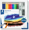 Produktbild: Staedtler Design Reise Aquarell Set ? 12 Bleistifte,Pinsel,Radierer,Spitzer