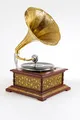 Produktbild: Sammler Vintage Grammophon Holz & Messing – Villa Josephine – His Master’s Voice