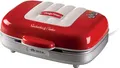 Produktbild: Ariete 3-in-1-Sandwichmaker Party Time 1972R, Cookie-Maker, 700 W, für Sandwiches, Muffins und Donats, rot