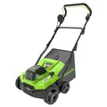 Produktbild: Greenworks 40V Akku Vertikutierer und Rasenharke mit bürstenlosem Motor, 3100 U/min, 38 cm Arbeitsbreite, 5 Tiefen, 45 L Auffangbehälter OHNE Akku & Ladegerät, 3 Jahre Garantie GD40SC38II