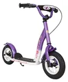 Produktbild: BIKESTAR Roller Kinderroller Tretroller Kickscooter mit Luftreifen für Mädchen ab 4-5 Jahre | 10 Zoll Classic Kinder Scooter | Lila & Weiß | Risikofrei Testen