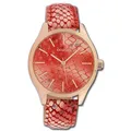 Produktbild: Oozoo Damen Armbanduhr Timepieces Analog Leder rot hellrose UOC10431