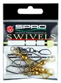 Produktbild: Spro Barrel Swivel+Norway Snap 70kg 3/0 Meereswirbel