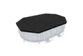 Produktbild: BESTWAY Pool-Abdeckplane Bestway 58424 - PVC-Abdeckplane 305 x 184 cm, schwarz, oval