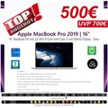 Produktbild: Apple MacBook Pro TouchBar 16“ Core i7 2,6Ghz-500GB-SSD-16GB-CO2FFG#Sehr Gut