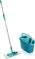 Produktbild: Leifheit Clean Twist M Ergo Bodenwischer Set | 33cm Wischbreite | Teleskopstiel | Eimer 6L | Türkis