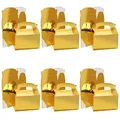 Produktbild: Belle Vous Karton Geschenkboxen Set Gold Glanz (x24) Pappschachteln mit Deckel 16 x 9,3 x 8,6cm Geschenke Box Kraftpapier Geschenk Box, Geschenkbox Karton Box für Geschenke, Kindergeburtstag, Hochzeit