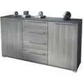 Produktbild: Vladon Sideboard, Anthrazit, Holzwerkstoff, 138.5x75.5x35 cm, Wohnzimmer, Kommoden & Sideboards, Sideboards