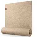 Produktbild: Sidorenko moderner Tischläufer aus Filz beige - 150x40cm - Abwaschbare Tischdecke mit Leder Label - Skandinavischer Tischband Deko - Tisch Filzläufer für draußen