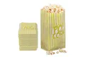 Produktbild: relaxdays Snackschale Retro Popcorntüten 144er Set, Papier, (144-tlg), gelb