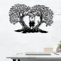 Produktbild: Wallity, Love, Wanddeko, Schwarz, Metall, 65 x 43 cm - Schwarz