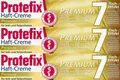 Produktbild: Protefix Haftcreme Premium 7-fach Effekt Nass Haftkraft Langzeitwirkung 3 x 47g