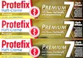 Produktbild: Protefix Haftcreme Premium 7-fach Effekt Nass Haftkraft Langzeitwirkung 3 x 47g