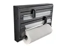 Produktbild: Leifheit Wandrollenhalter Parat Black für 3 Rollen | Aluminium