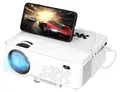 Produktbild: 30000 Stunden LED Heimkino Beamer, 5W-Stereo-Sound, mit HDMI, USB, TF Mini-Beamer 9000 lm, 1000:1, Native 1080P Full HD px, kompatibel mit iOS/Android