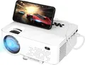 Produktbild: Vivitar 30000 Stunden LED Heimkino Beamer, 5W-Stereo-Sound, mit HDMI, USB, TF Mini-Beamer (9000 lm, 1000:1, Native 1080P Full HD px, kompatibel mit iOS/Android, Automatische Trapezkorrektur)