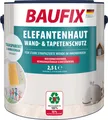 Produktbild: BAUFIX Elefantenhaut Wand- & Tapetenschutz transparent seidenmatt, 2.5 Liter, Weiße Wandfarbe