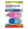 Produktbild: Tesa Roller Korrigieren ecoLogo - Blau - Pink - 6 m - 5 mm - 100% - Sichtverpackung - 2 Stück(e)