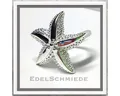 Produktbild: Edelschmiede925 Silberring Edelschmiede925 maritimer Seestern als Damenring in 925 Silber