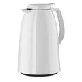 Produktbild: Emsa 517008 Mambo Isolierkanne | 1,5 Liter | Quick Tip Verschluss | 100% dicht | Hält 12 h heiß /24 h kalt | Hochglänz Weiß
