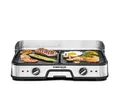 Produktbild: Tischgrill BBQ 2025, 2 WendeGrillplatten geriffelt und glatt, getrennt regelb...