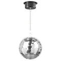 Produktbild: BeamZ MB20M Zifferblatt Rotation Disco-Zubehör Discokugel 20cm, Diskokugel, Disco Kugel mit stabiler Metallöse, Disco Ball, Party Gadgets, Spiegelkugel
