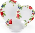 Produktbild: Excelsa Geschirrset 18-teiliges Apple Porzellan Bunt
