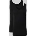 Produktbild: Schiesser Tanktop mit Rundhalsausschnitt im 2er-Pack in Black, Größe L