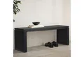 Produktbild: FINEBUY Sitzbank FB111495 Garderobenbank Akazie Massivholz 120 cm Schwarz Flurbank (Akazie Massivholz Bank 120 cm Bettbank Schwarz), Flurbank Modern, Kleine Dielenbank 2 Personen