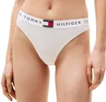 Produktbild: Tommy Hilfiger Damen Slip Bikini Form Classic mit Logobund, Weiß (White), XS