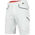 Produktbild: Würth MODYF Arbeitsshorts Stretch X Kurze Arbeitshosen für Handwerker Komfortable, strapazierfähige Shorts mit Flexibilität weiß 50