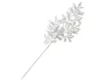 Produktbild: Kunstzweig Dekozweig Blatt silber 80cm (1 Stück), BOLTZE, Höhe 80 cm