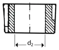 Produktbild: Optibelt Taper-Spannbuchsen 2012/25, metrische Bohrung Nut DIN 6885