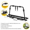 Produktbild: Deichsel Fahrradträger schwarz Deichselträger für 2 Fahrräder Heckträger 40kg