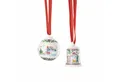 Produktbild: Hutschenreuther Christbaumschmuck Hutschenreuther Set Miniglocke/Minikugel Weihnachtsspiele