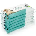 Produktbild: ReaVET Pflegetücher Hund, Katze I Reisegröße 120 Stück I 6 x 20Stk. I XXL Feuchttücher, Extra Groß & Hypoallergen I Reinigungstücher, Abwischtücher für Po, Pfoten, Augen & Ohren