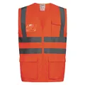 Produktbild: Safestyle Warnweste EWALD Grösse M orange EN ISO 20471 Kl. EN ISO 13688 (M) (23511-1)