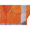 Produktbild: Warnweste EWALD Gr.M orange EN ISO 20471 Kl.EN ISO 13688 SAFESTYLE