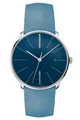 Produktbild: JUNGHANS Damenuhr Meister Fein Automatic mit Diamanten Blau 27/4356.00