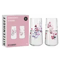 Produktbild: RITZENHOFF 6241001 Universalglas Set - Serie Sommersonett - 2 Stück mit Beerenmotiv - Made in Germany, Pink, Rot, Lila