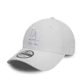 Produktbild: New Era Los Angeles Dodgers MLB League Essential Tonal Weiß Verstellbare 9Forty Cap - One-Size