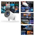 Produktbild: Mini Beamer Projektor 4K Unterstützt Android 14, WiFi 6, BT 5, 200 ANSI, 720P
