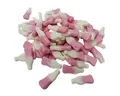 Produktbild: Fruchtgummi Bären & Co. Süßigkeit, Fruchtgummi Milchshake Flaschen weiche weiß rosa Bottles 175g
