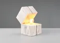 Produktbild: TRIO-Leuchten Tischleuchte TREASURE BHT 12x16x12 cm weiß Tischlampe