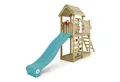 Produktbild: Wickey Spielturm JoyFlyer – Garten-Klettergerüst mit Wellenrutsche & Sandkasten, 10-Jahre Garantie*, Kletterwand mit Klettersteinen